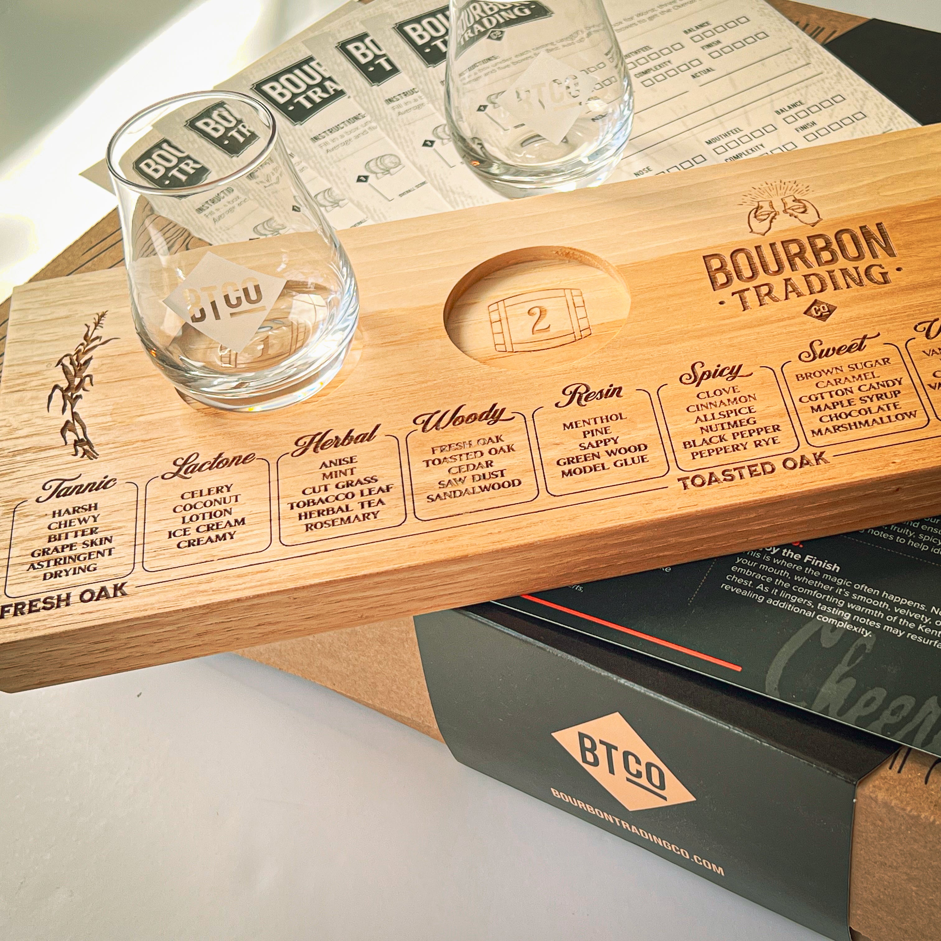 Tailored Bourbon Tasting Toolkit