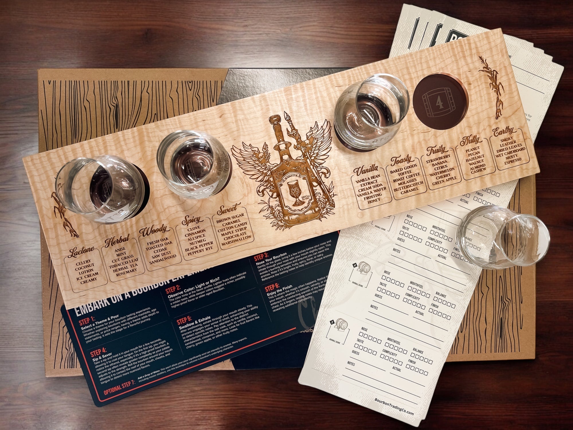 Limited Curly Maple Edition Bourbon Tasting Toolkit