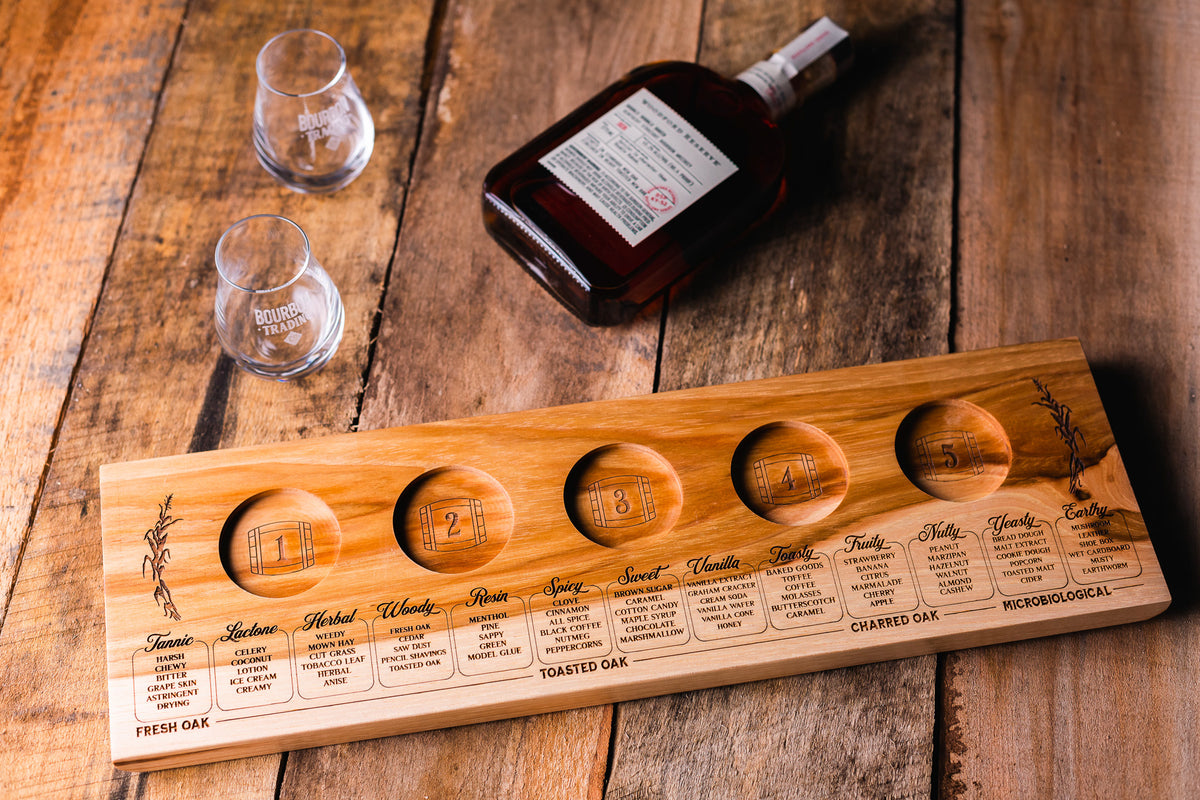 Flight Board Design Premium Bourbon Tasting Flight Boards